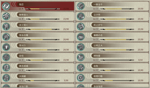 兵法一覧